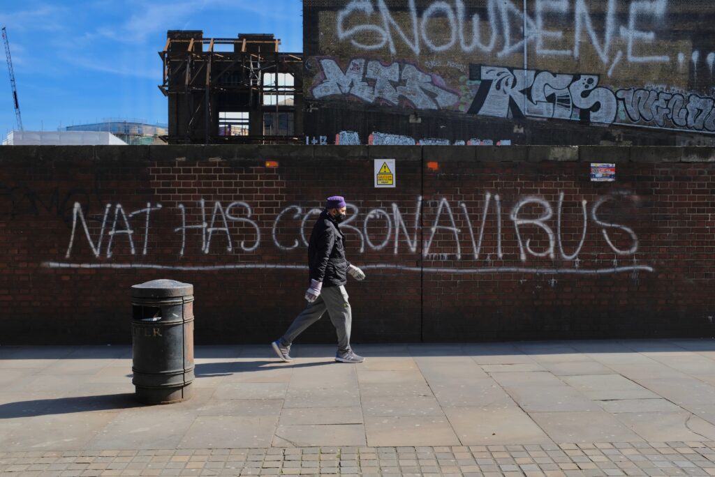 London Street Photography Lockdown Covid Graffiti