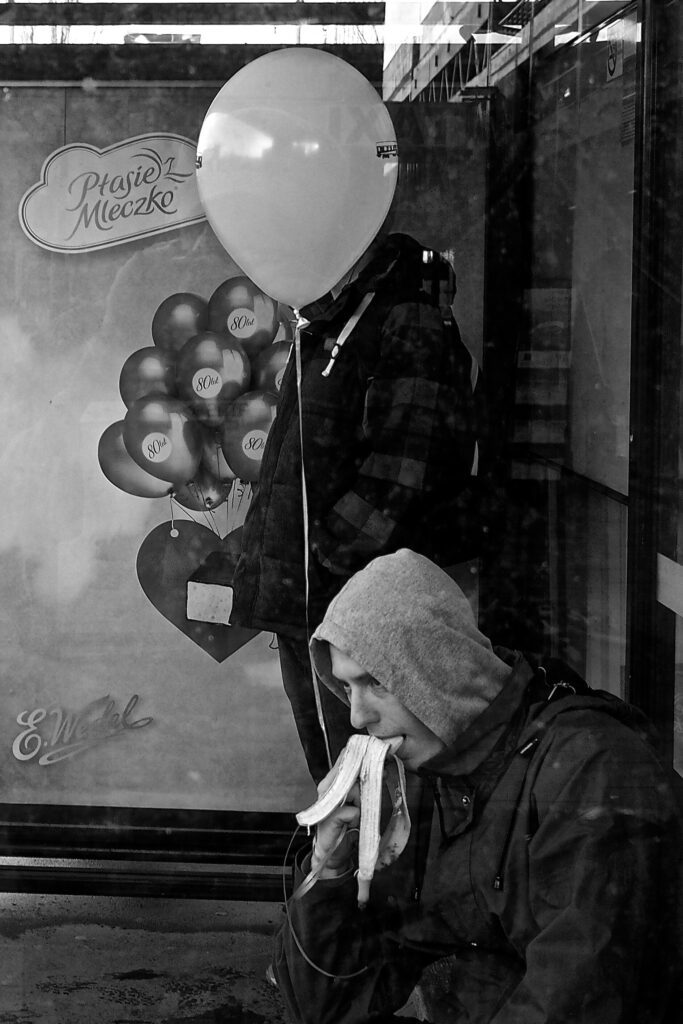 Poland Street Photography Balloons and Bananas